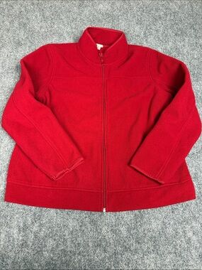 Merona Red Full-Zip Fleece Jacket